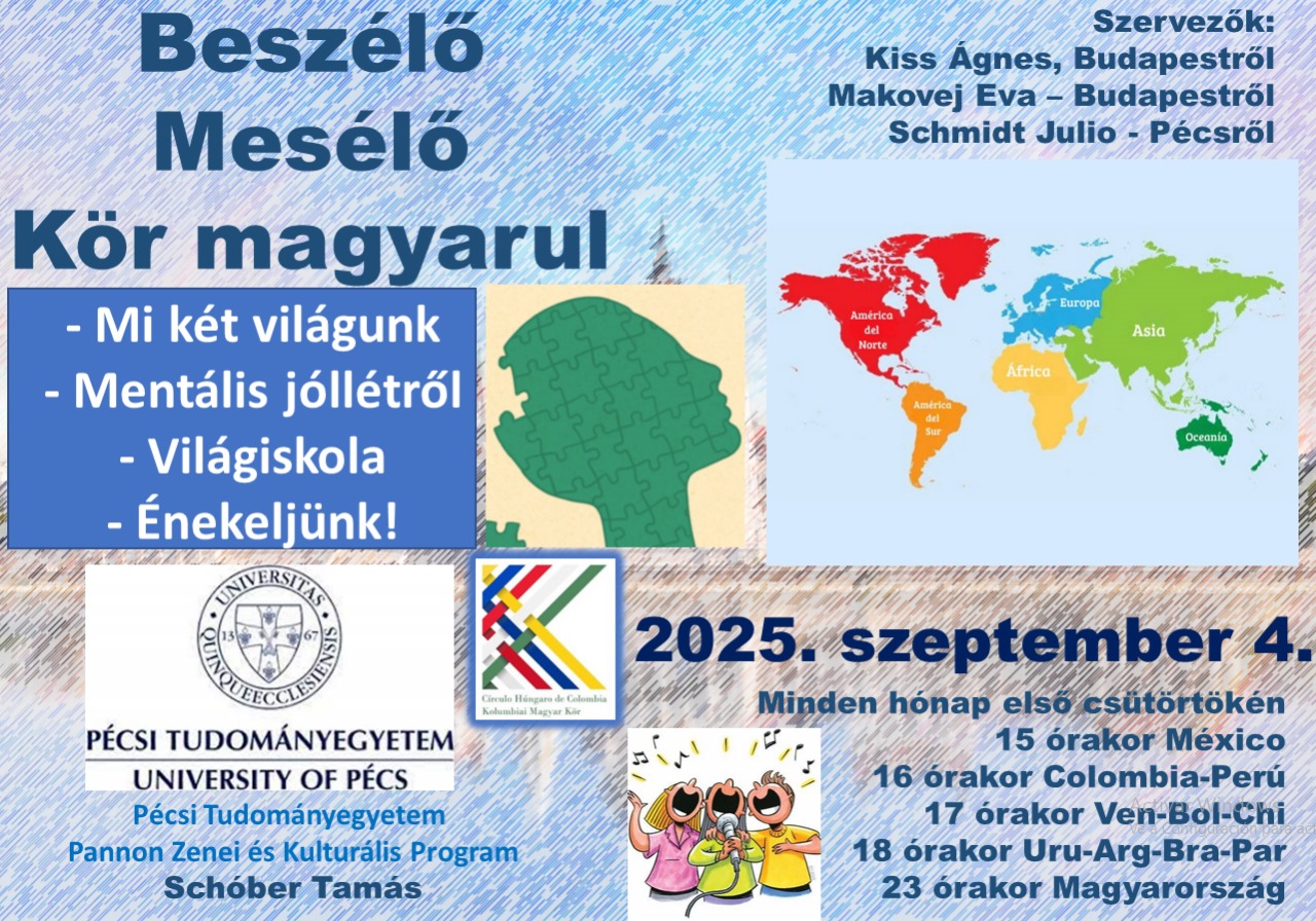 Beszélő, mesélő kör plakát