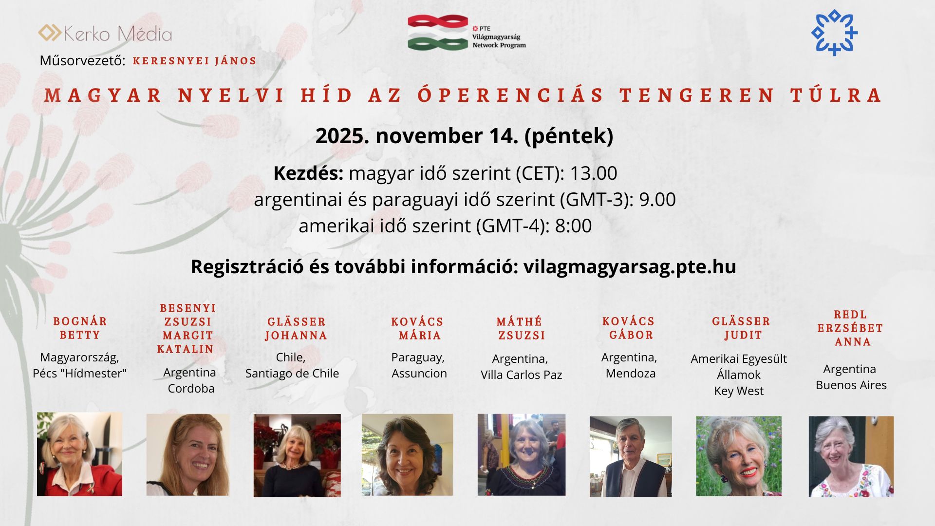 Magyar nyelvi híd az Óperenciás tengeren túlra plakát