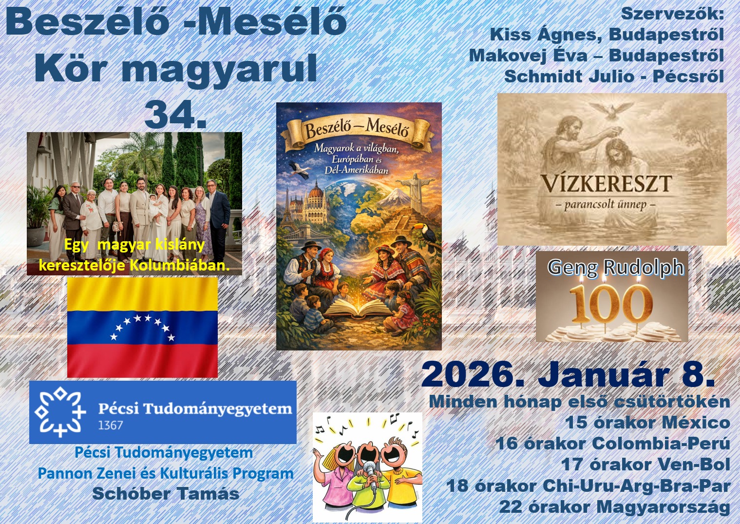 Beszélő, mesélő kör plakát